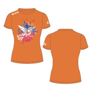 Birdies NC Ladies Orange Training Top