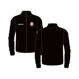 St Austell TTC Full Zip Track Top in black with AGAME logo and club crest